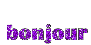 Gif animé bonjour